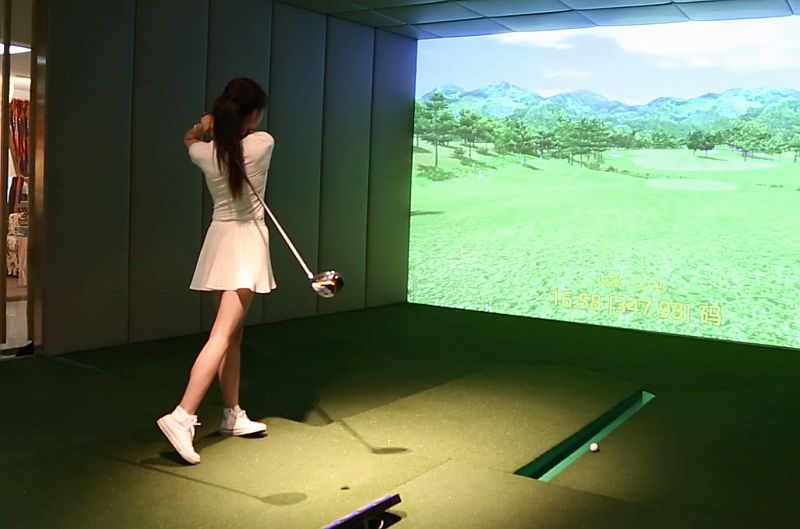 智能模拟高尔夫球体育馆整场规划